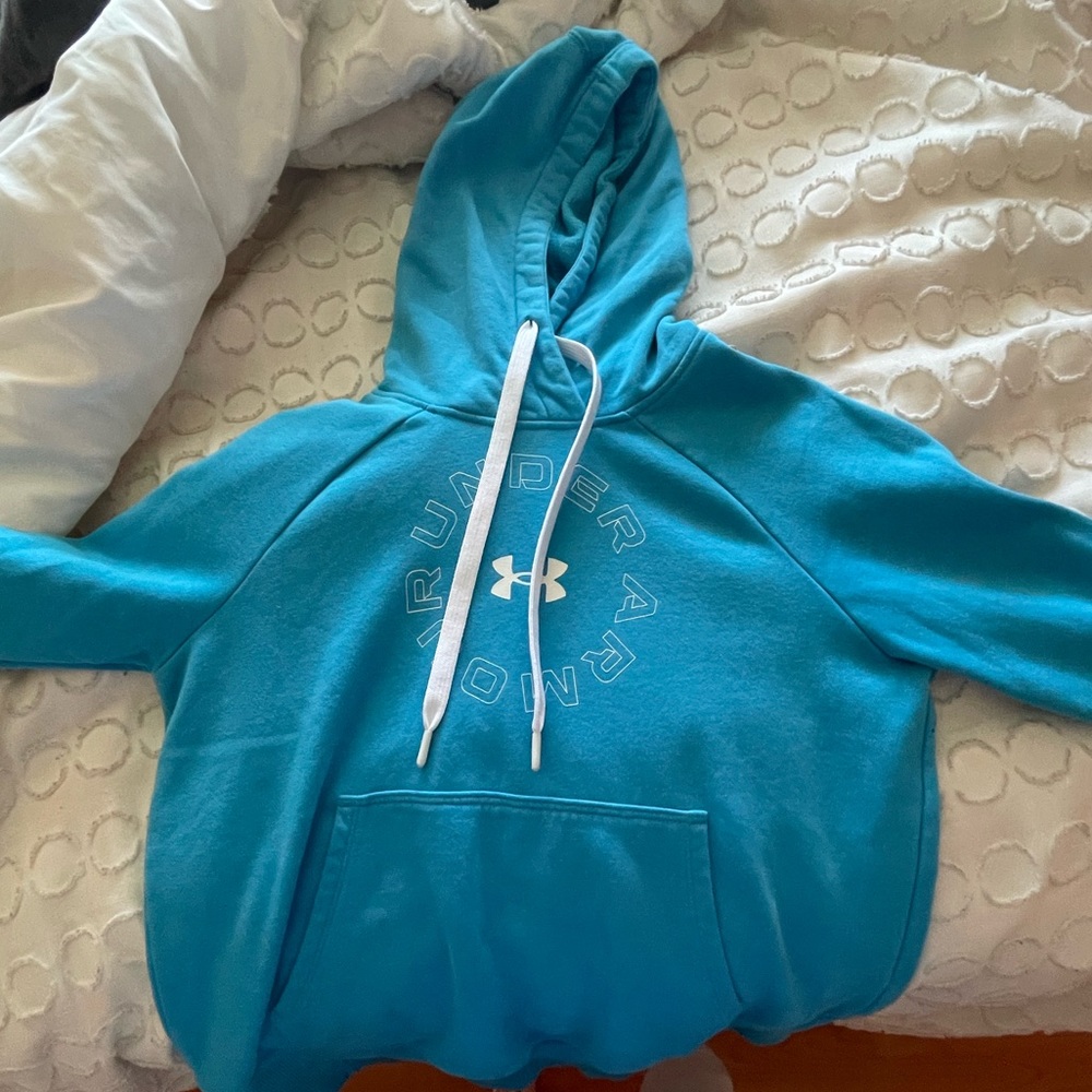 under armor sweatshirt, womens xs, blue